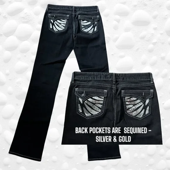 LADIES "ROCK 47 BY WRANGLER" (Tall) Ultra Low Rise- 32" NWOT - Picture 2 of 8